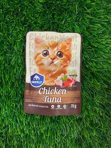 SNIFFLY CAT Tuna Chicken Pouch 70G
