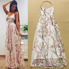 Flower Floral Summer Party Evening prom dress