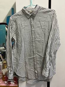 kemeja stripe