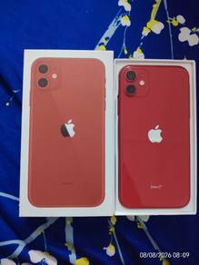 iphone 11 merah (128gb) used dijual seadanya..