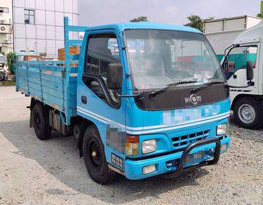 hicom 10 kaki kargo diesel hijau power steering