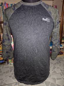 FedEx Ground Men's  Gray/Camo  3q T-Shirt.