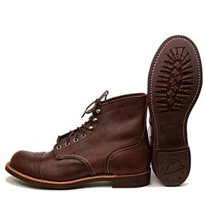 Work Boot Red Wing Men 6Inc Iron Ranger Amber 8111
