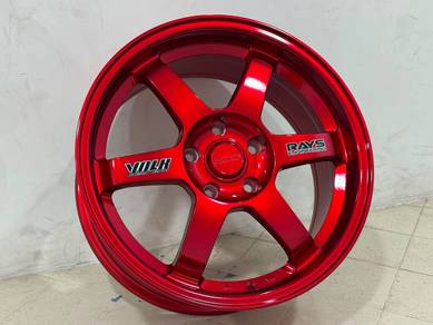 Sport rim Baru 17 TE37 red civic s70 hrv estima fd