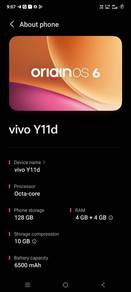 vivo y11D