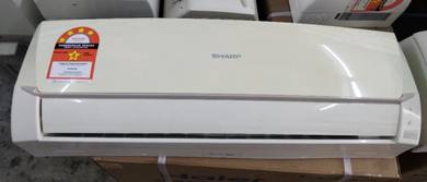 Sharp air cond 1hp Used free install (Used)