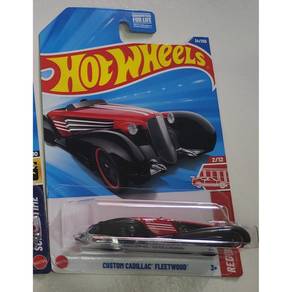 Hot Wheels Custom Cadillac Fleetwood Black red