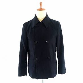 Zara Man Double Breasted Black Trench Coat