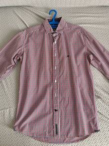 Sacoor brothers red men formal shirt- slim fit