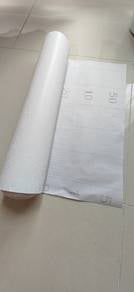 White Self-adhesive Wallpaper Roll with Grid 