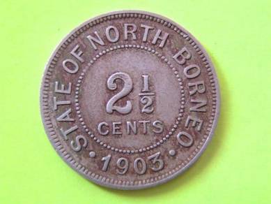 2 1/2 Cents State Of North Borneo 1903-H [ A8846]