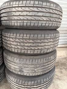 Tayar bridgestone 225/55/18 bunga 99% made in jpan