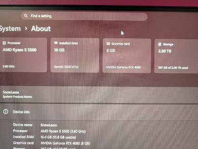 Gaming PC FullSet RTX4060