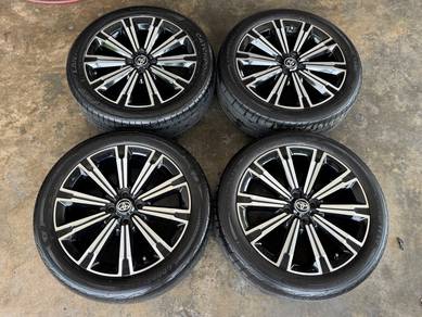 Rim second 17 vios baru siap tayar myvi vios g3