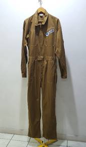 SUZUKI Jumpsuit Work clothes Mechanic Long-sleeved