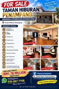 Semi-Detached House For Sale in Penampang,SBH