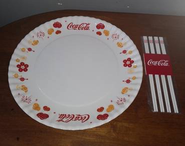 Large coca cola melamine yee sang set