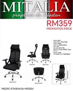 High Back Excutive Office Chair | Kerusi Pejabat