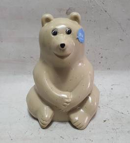 Polar Bear piggy bank made by MK Finland, 1970s -