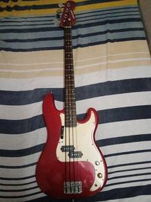 gitar bass jenama selder original jepun 4 stringg