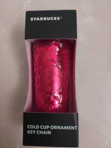 Starbucks key chain shaped red tumbler for sale 
