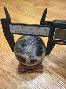 Black Thousand Layer Crystal Ball 55mm