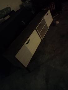 rak tv putih tkde rosak