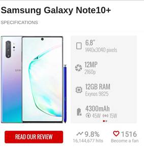 samsung note 10 plus