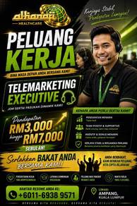 Telemarketing Executive – GAJI RM3K–RM7K Sebulan