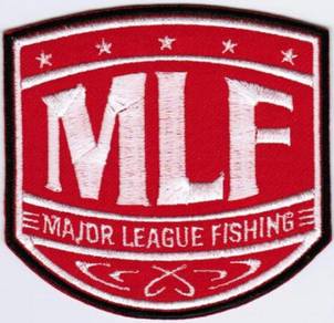 MLF Major League Fishing #BB Badge Iron On Patch
