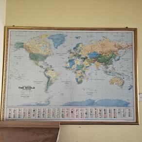 World Map For Sale