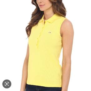 LACOSTE Womens Sleeveless Polo Shirt