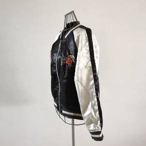 Floral Satin Sukajan Harajuku Jacket