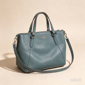Coach Pebbled Leather Satchel