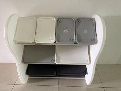 Ifam Elephant Toy Storage Rack 3-Tier Storage Shel