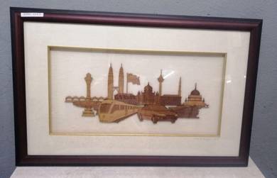 P47-F   2D Art Crafts in Frame Tribute to Malaysia