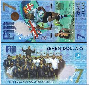 Fiji set of 3 - All 7 Dollars Year 2017 + 2020
