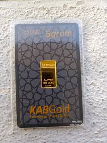 Gold bar Kab Gold 5 gram