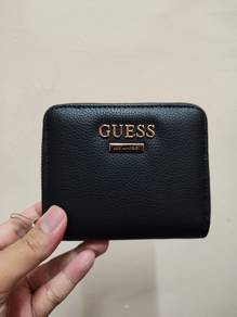 Guess Black Zip Around Wallet