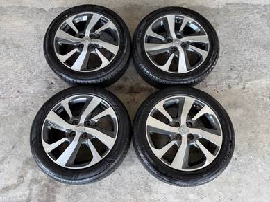 Rim 16 inch original enkei toyota yaris tyr 95%