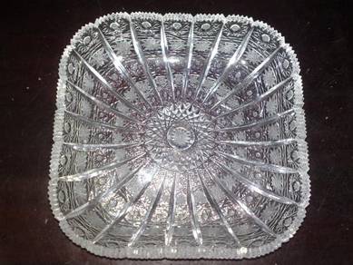 Mangkuk kristal crystal square bowl