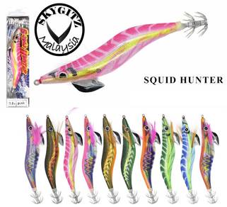 SKYGITZ MALAYSIA Wooden UV Luminous Egi 3.5# jig