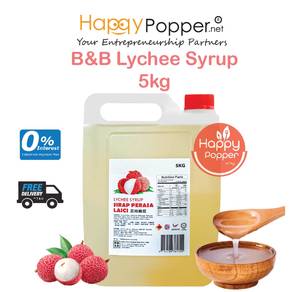 B&B Concentrated Fruit Syrup Lychee 5kg