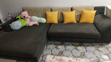 L shape sofa