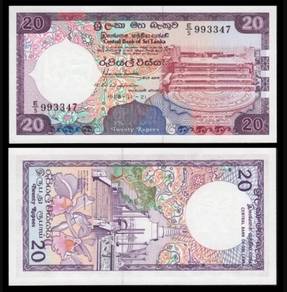Sri Lanka Ceylon 20 rupees 1988 - Pick P97a unc
