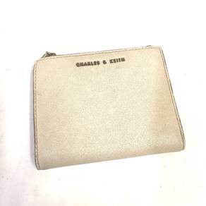 Charles and Keith Harmonee Top Zip Small Wallet