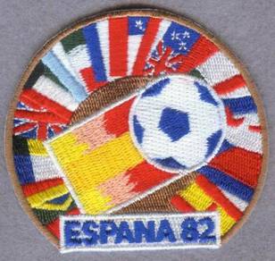 1982 12th FIFA World Cup Spain Football Patch