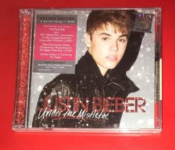 JUSTIN BIEBER - UNDER THE MISTLETOE CD + Dvd Set