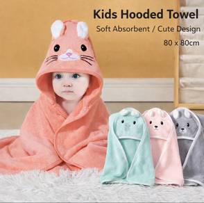 Ultra Soft Kids Hooded Towel, Soft and Absorbent
