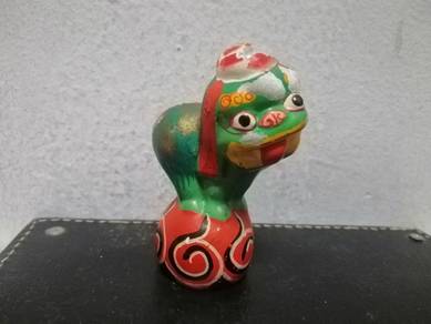 Vintage Figurine Lion Dance